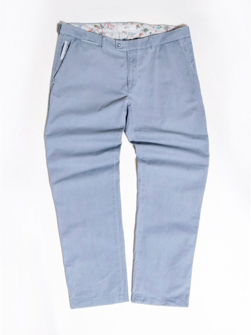 AS IS - BRAX Feel Good Men's Light Blue Chino Pants 34x28 Casual Trousers